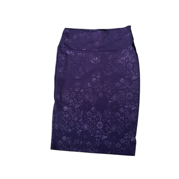 LuLaRoe Purple Pencil Skirt - Picture 1 of 2
